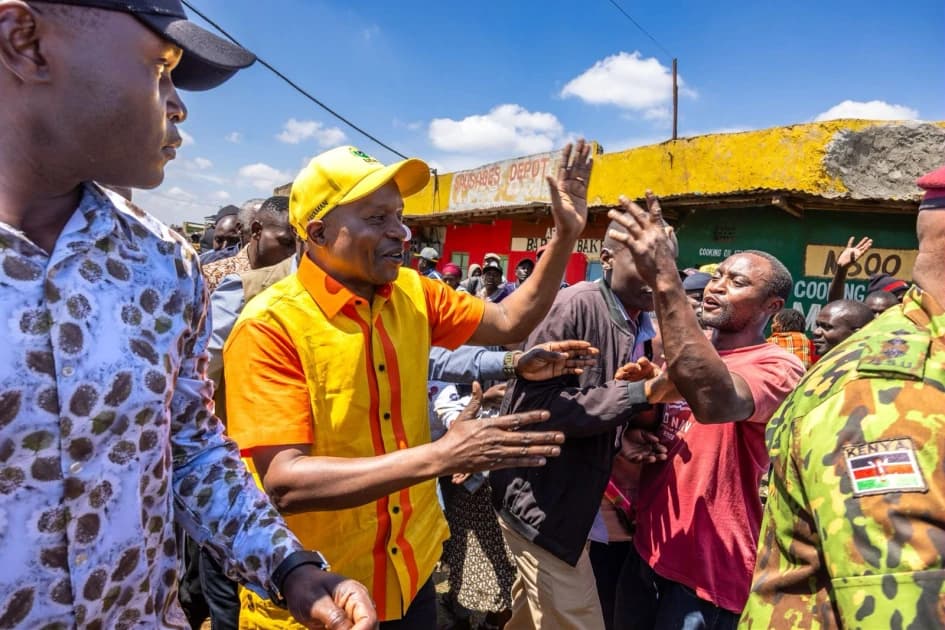Kindiki in Nyeri to inspect projects, warns contractor over stalled Ksh. 1.2B Kiawara Market