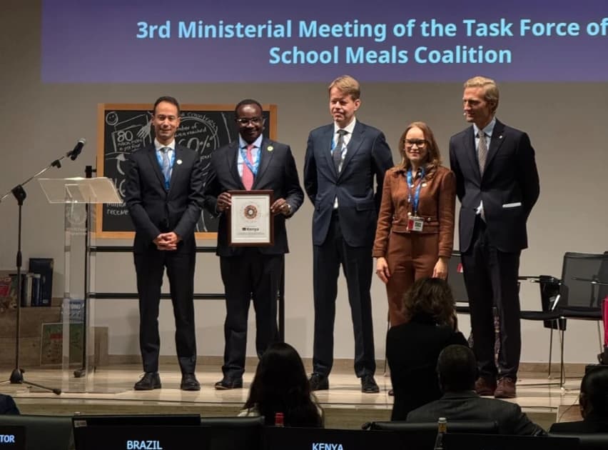 Kenya named 4th co-chair of School Meals Coalition in Italy
