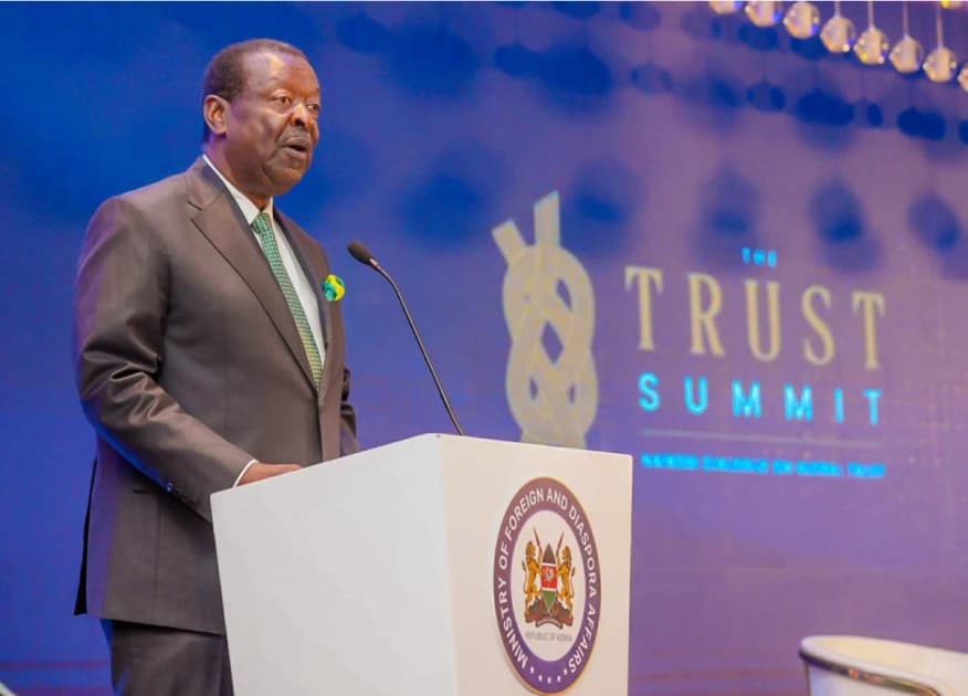 Mudavadi calls for accountability, fairer global institutions to restore public trust
