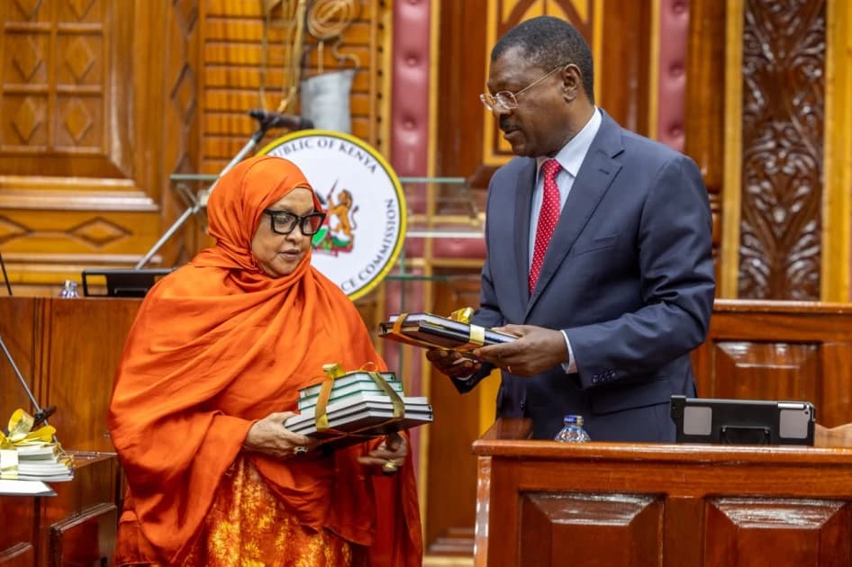 Former Wajir Woman Representative Fatuma Ali sworn in as PSC Commissioner