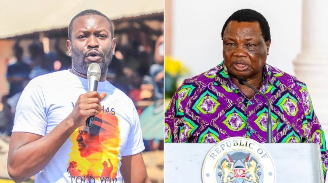 Atwoli warns Sifuna against aligning with Gachagua in 2027 elections