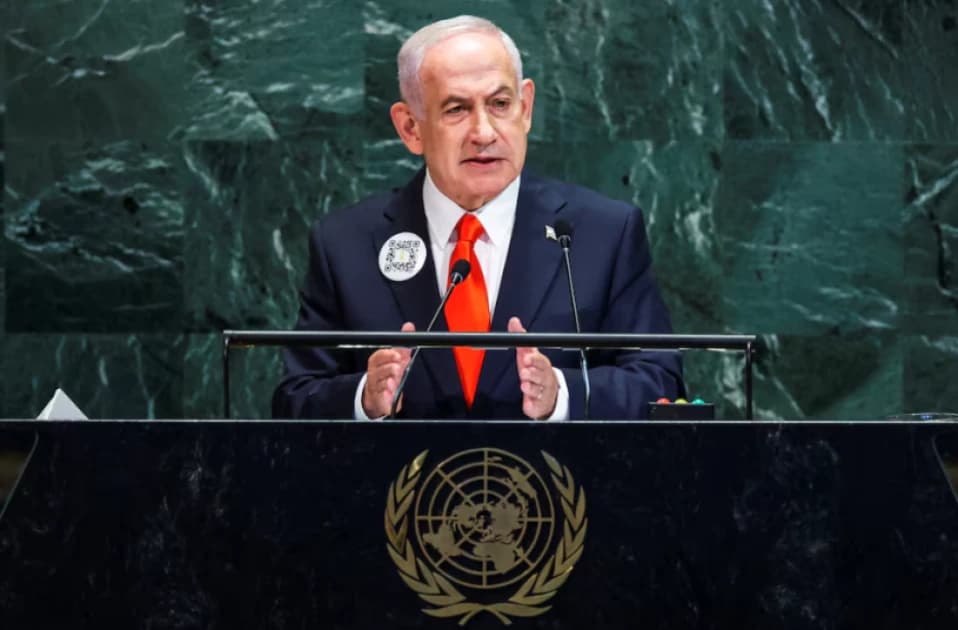 Netanyahu basks in Trump endorsement week before election