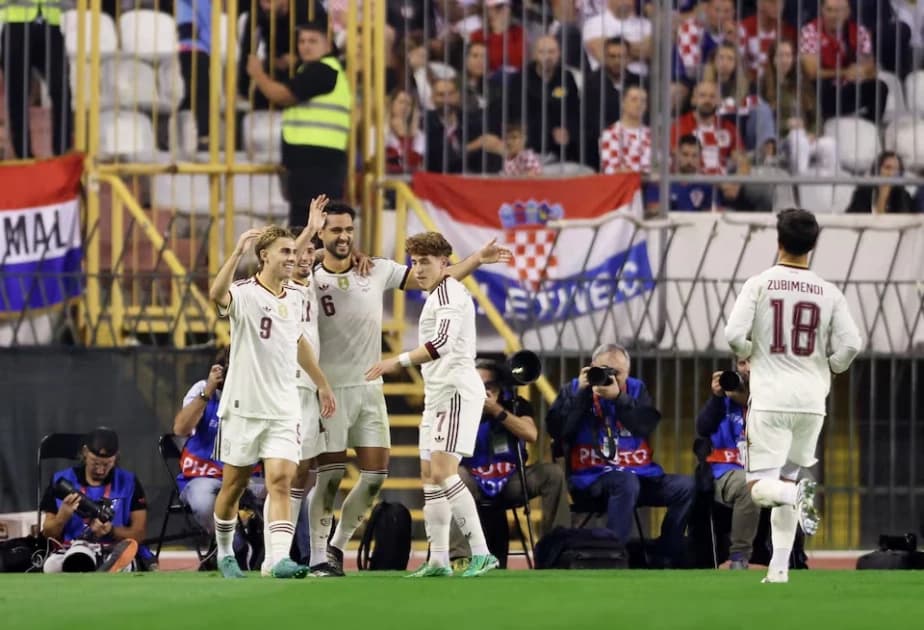 Spain rally to beat Croatia, Kane shines for England in Nations League