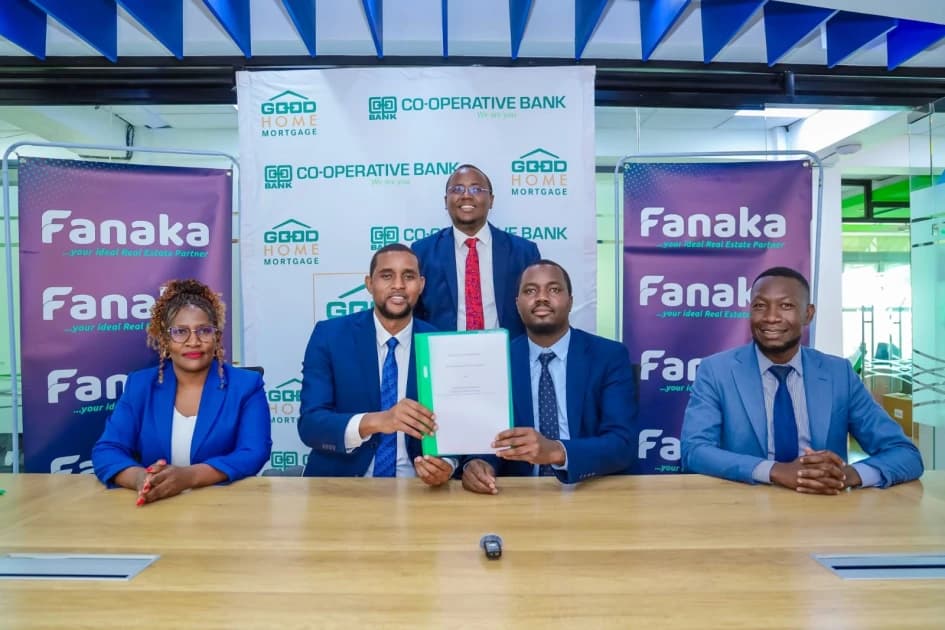 Co-op bank, Fanaka Real Estate strike partnership in property ownership