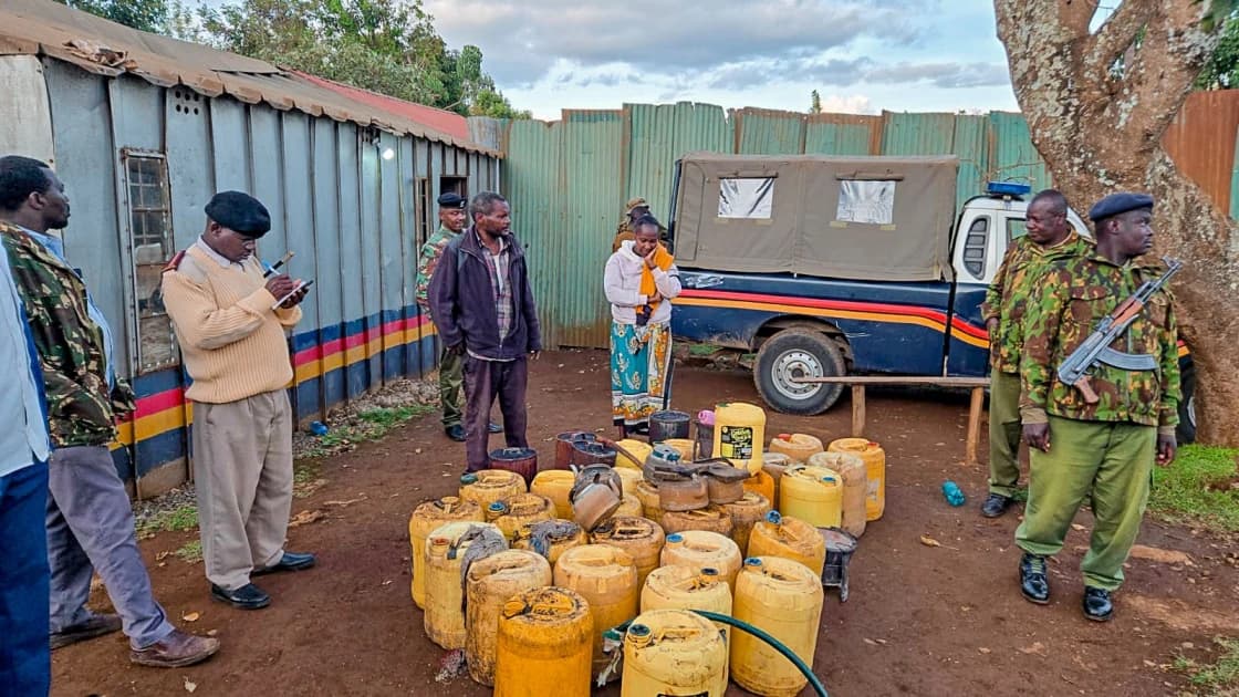 Illicit brew crackdown leads to recovery of 610 litres in Meru