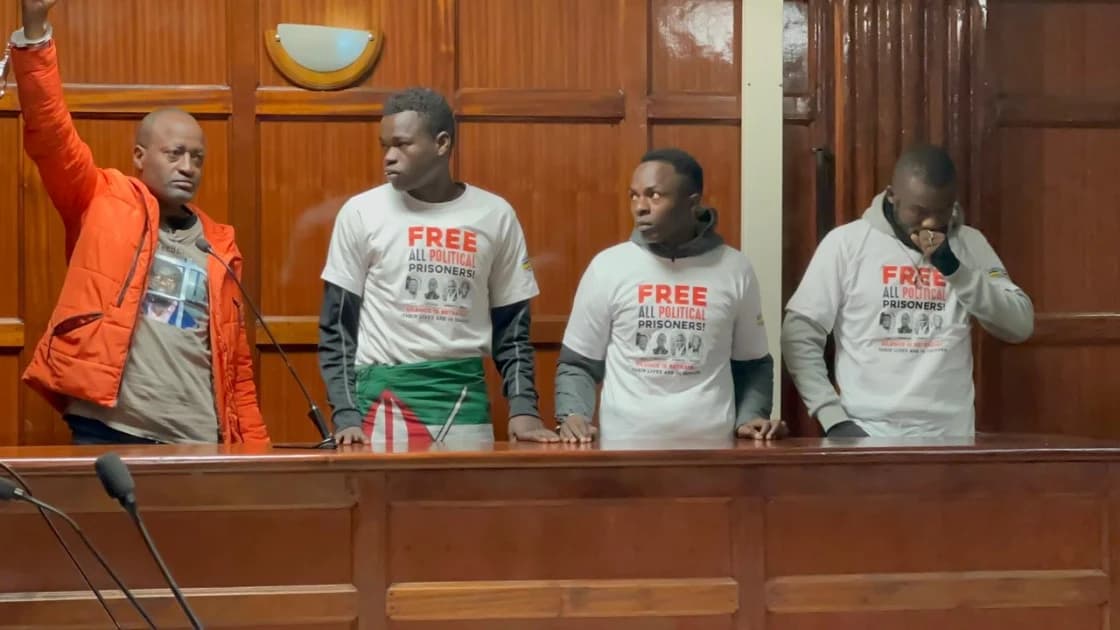 Four activists challenge charge sheet over Mama Ngina street protest, decline to plead