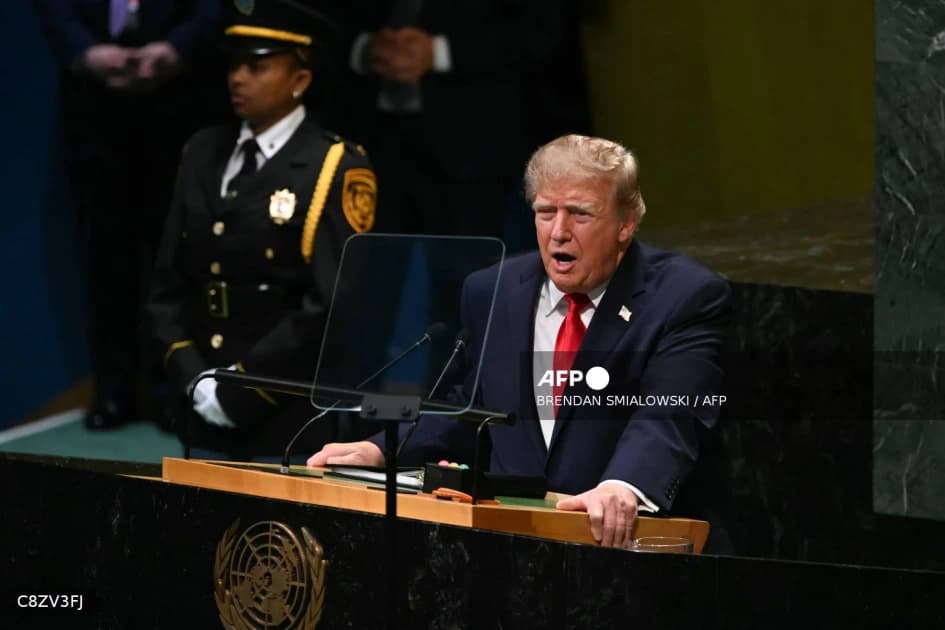 Trump at UN threatens 'military might' in Latin America