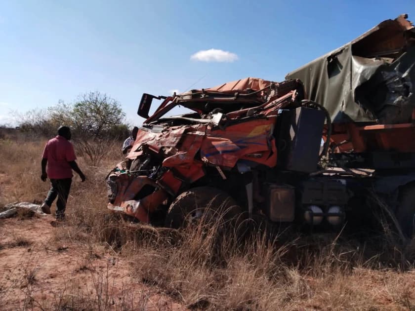 22 killed, several injured in bus-lorry collision along Nairobi-Mombasa highway