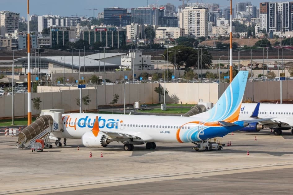 What happened on board the rerouted flydubai plane?