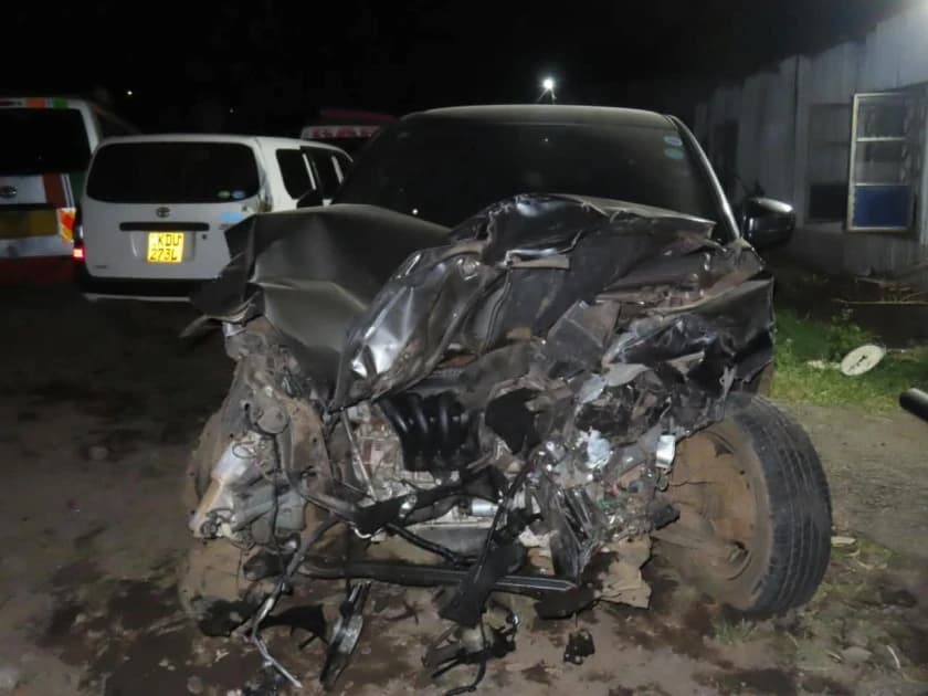 Police recover 241 kilos of bhang after Nakuru highway crash