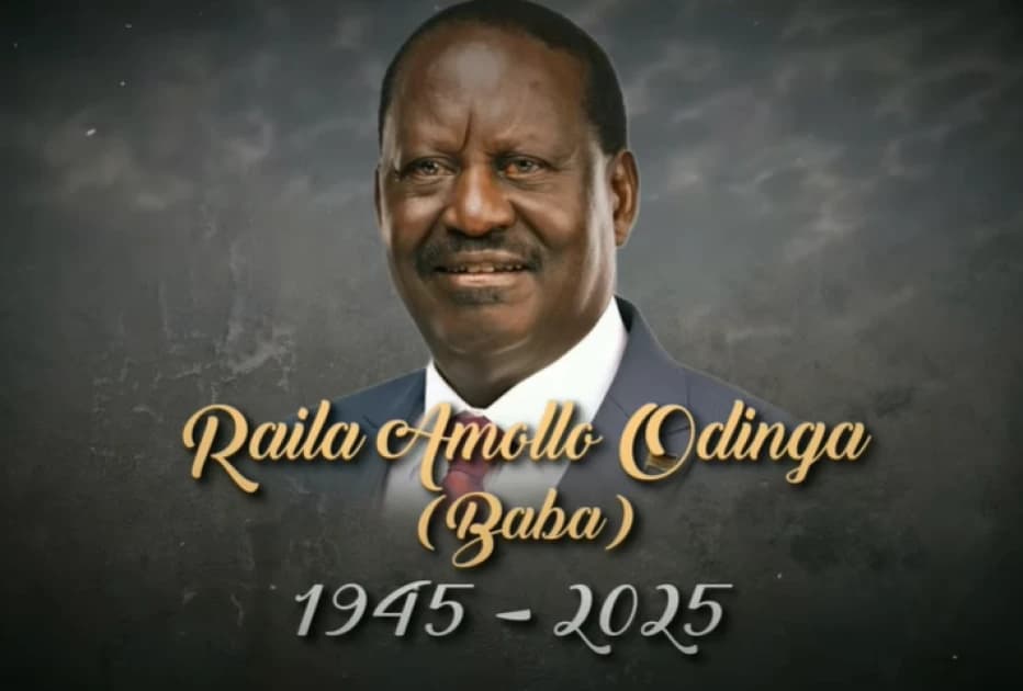 Thousands throng Bondo to honour Raila's first death anniversary