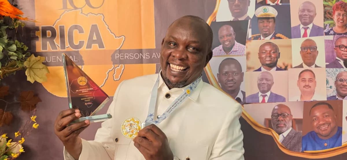 Stanley Kamau honoured among Africa’s influential changemakers in Kigali