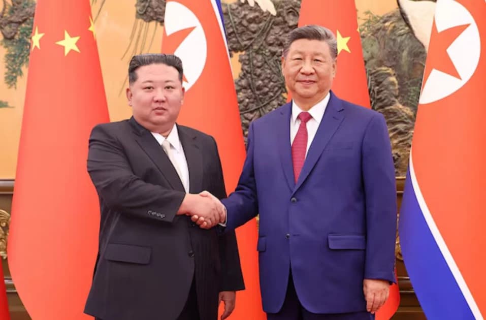 North Korean leader arrives in Chinese border city