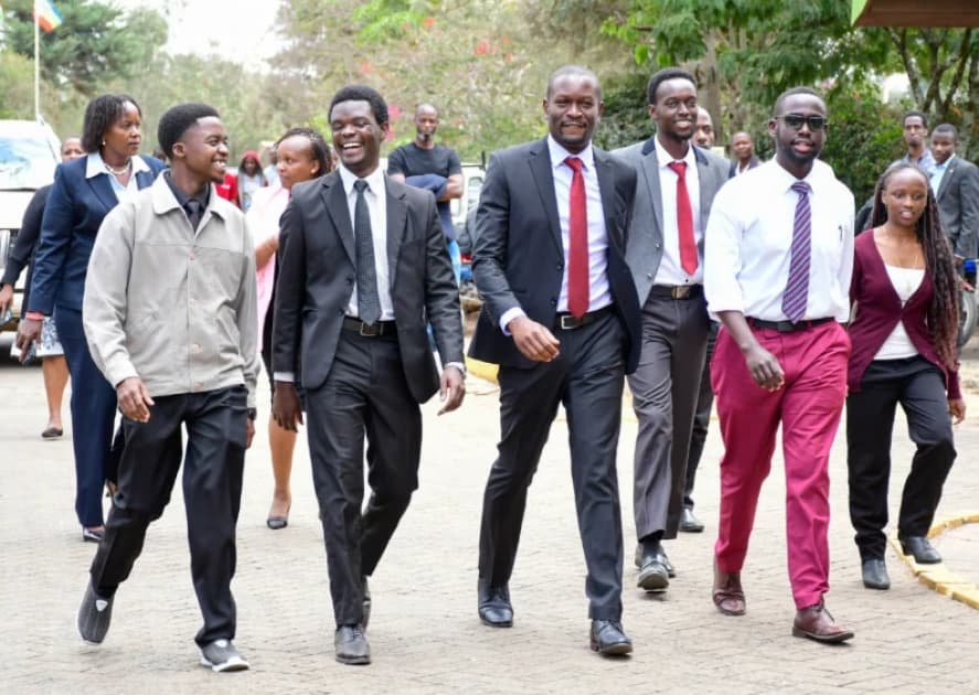 Sifuna blocked from entering JKUAT Karen campus after student forum cancelled