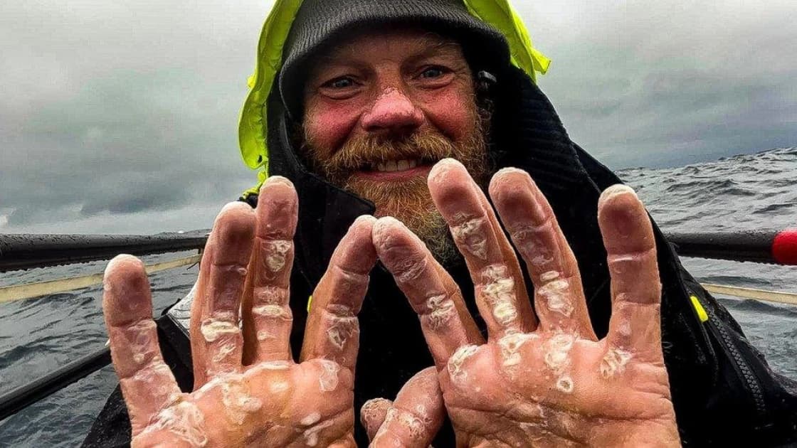 British adventurer Dave Bell lands in Kilifi after 28,000km solo ocean row