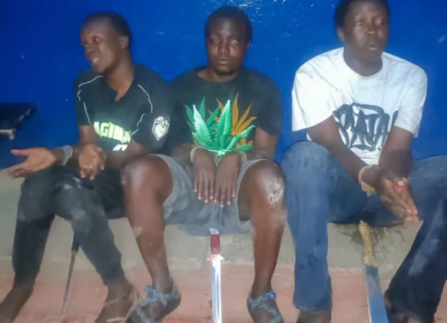 Three armed robbers arrested after high-speed chase in Nakuru