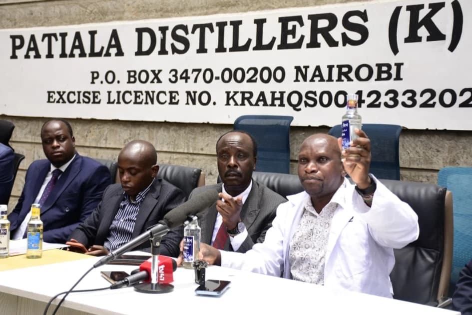 Patiala Distillers denies links to DP Kindiki and counterfeit alcohol claims