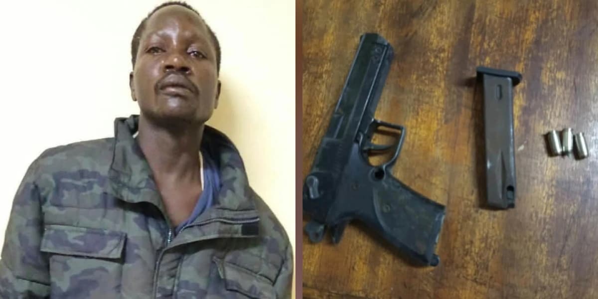Notorious suspect arrested with pistol in Kirinyaga bar
