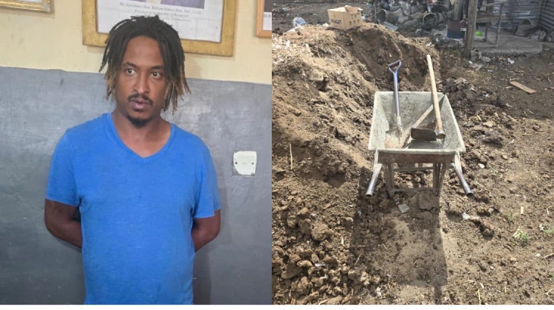 Man arrested after wife’s body is found in shallow grave in Kajiado