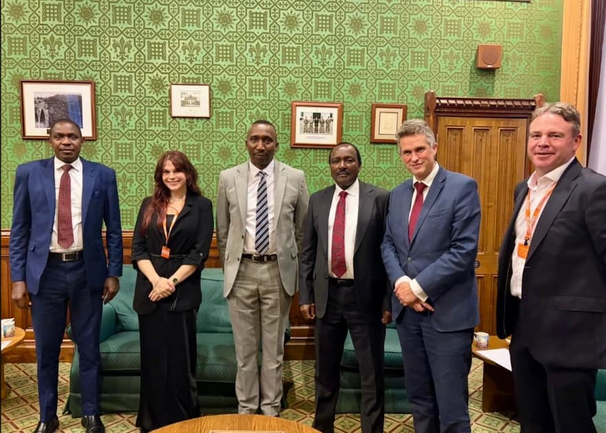 Kalonzo arrives in London ahead of Chatham House keynote address