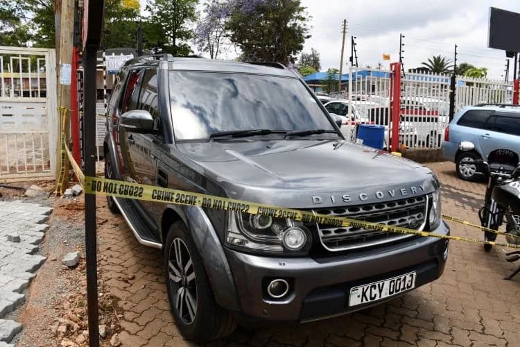 Luxury vehicle stolen in UK recovered in Nairobi after DCI launched nationwide vehicle theft operation