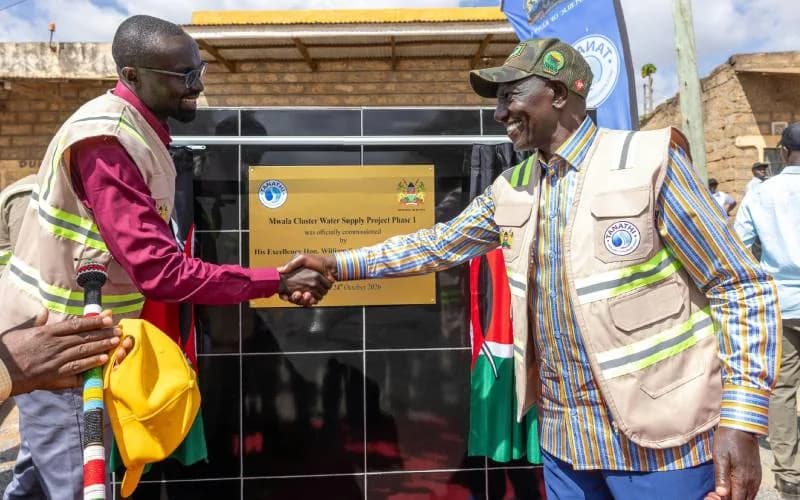 Ruto kicks off four-day Ukambani tour with Sh1.47 billion Mwala water project