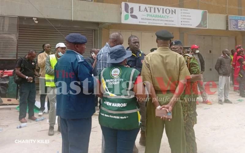 Sakaja: Seven people feared trapped in collapsed Eastleigh building