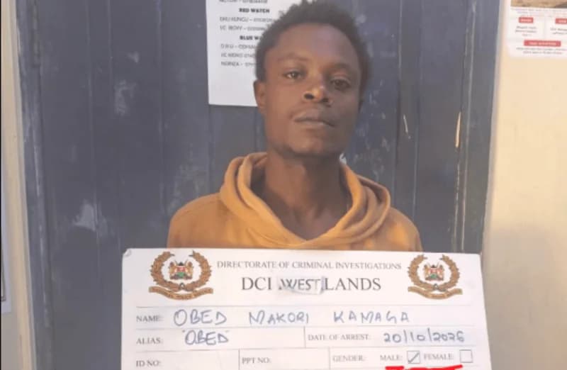 Suspect in viral Parklands robbery clip arrested in Nairobi