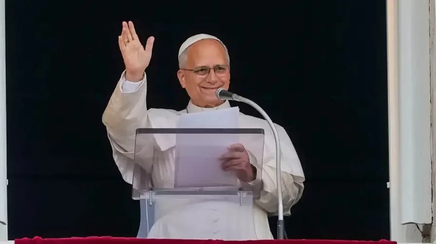Pope Leo makes first public appearance after lung surgery, promises gradual return