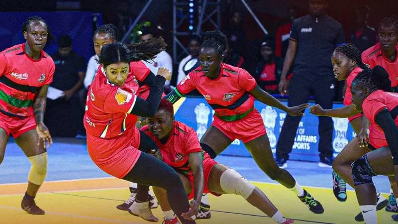 Kenya women storm into Commonwealth Kabaddi semi-finals after crushing England