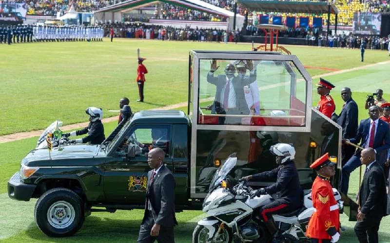 Watch: Mashujaa Day celebrations at Kipchoge Keino Stadium in Eldoret