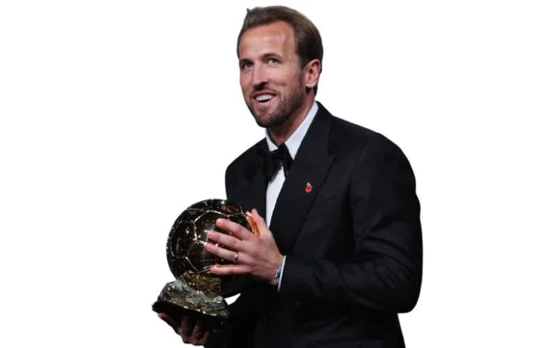 Harry Kane wins Ballon d'Or award