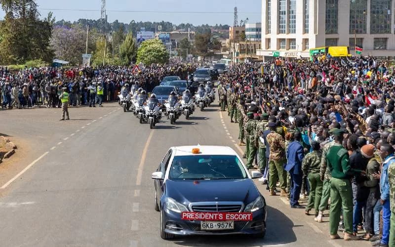 Ruto defends economic record at Mashujaa Day, dares opposition to offer alternatives