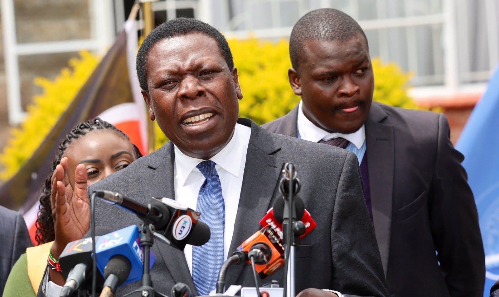 Wamalwa urges national, county governments to cooperate amid dispute over construction of Sh1 billion Kitale Level Five.