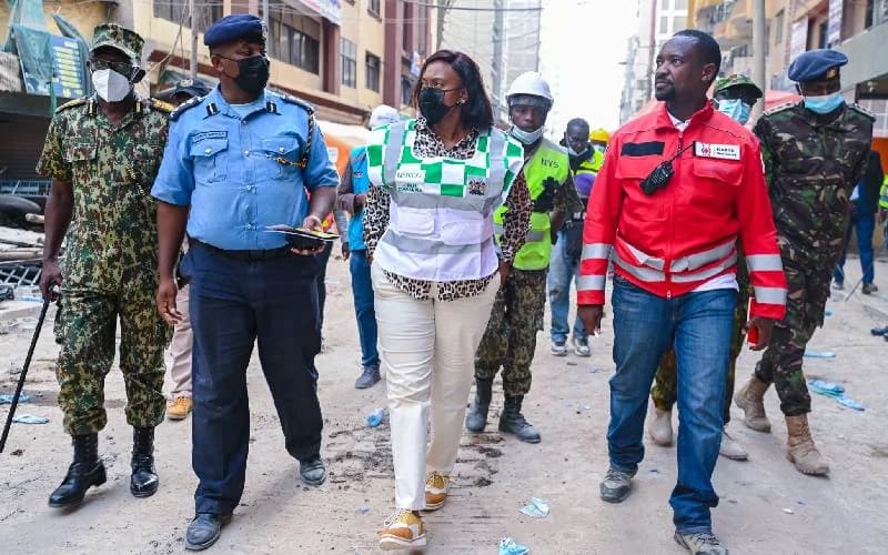 Health Ministry sets up 24-hour response desk at Eastleigh building collapse site