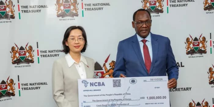 Kenya Receives Ksh 259M China Grant for Drought and Ebola Response