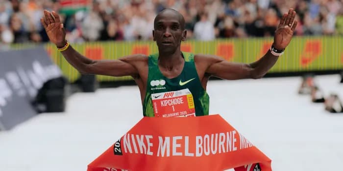 Eliud Kipchoge Wins First Marathon in 3 Years, Sets Melbourne Course Record