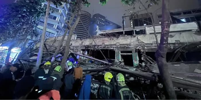 Four Injured as Nairobi CBD Building Collapses During Night Demolition