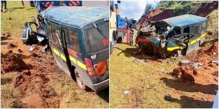 Several Injured After Matatu Plunges Into Ditch Along Ol Kalou-Nakuru Road
