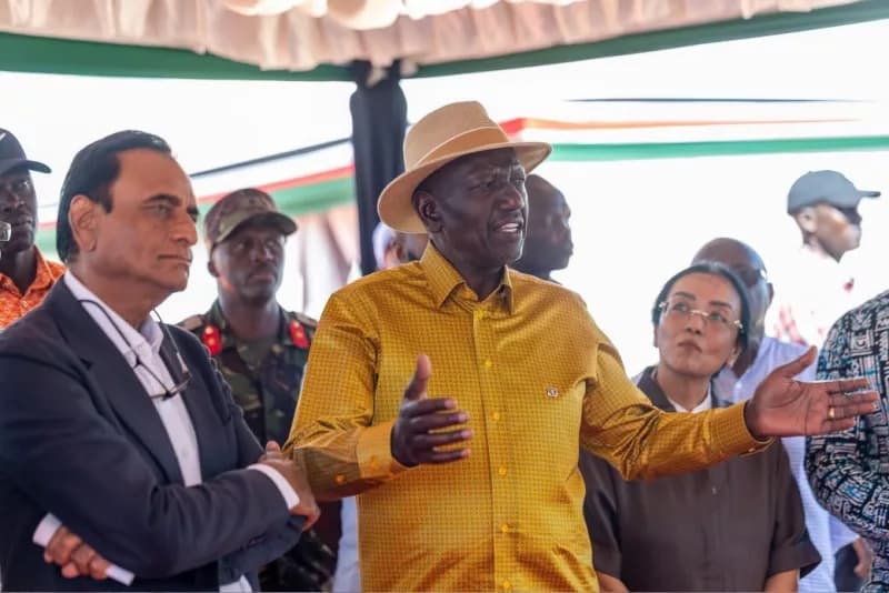 Ruto accuses leaders of using goons to block Nyeri cement factory