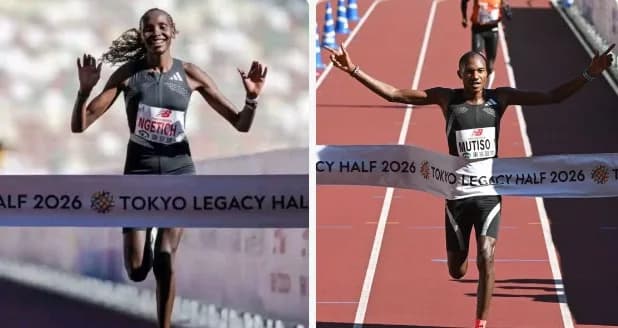 Kenya sweeps Tokyo Legacy Half-Marathon podium