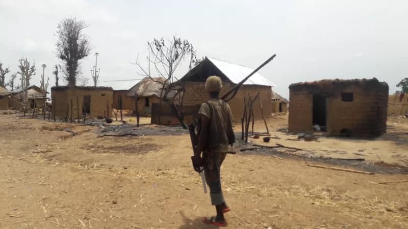 Gunmen kill at least 10 villagers and loot shops in northeast Nigeria