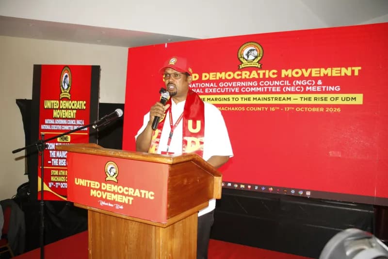 UDM backs Ruto’s 2027 re-election, vows to build national party