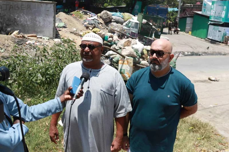 Garbage disrupts learning in Tudor as candidates sit exams