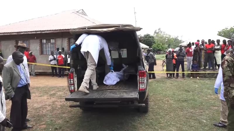 Search for missing daughter ends in grief after body is exhumed