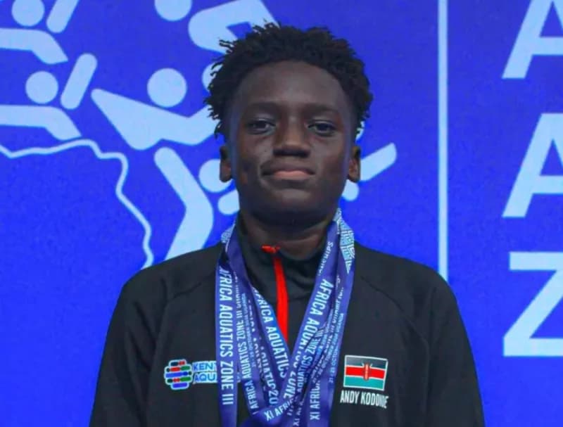 Swimming star Kodonde shines for Kenya in Uganda