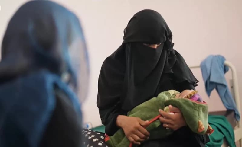 Newborn twins fight for survival as conflict fuels Yemen's hunger crisis