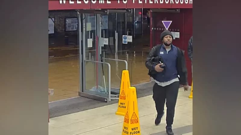 Jury shown CCTV of train staff using frying pan in defence