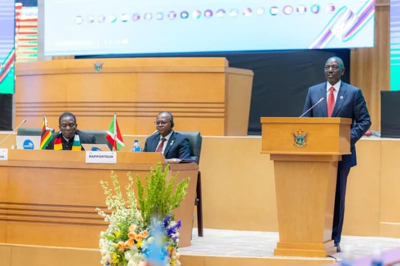 Ruto attends the 25th COMESA summit in Harare