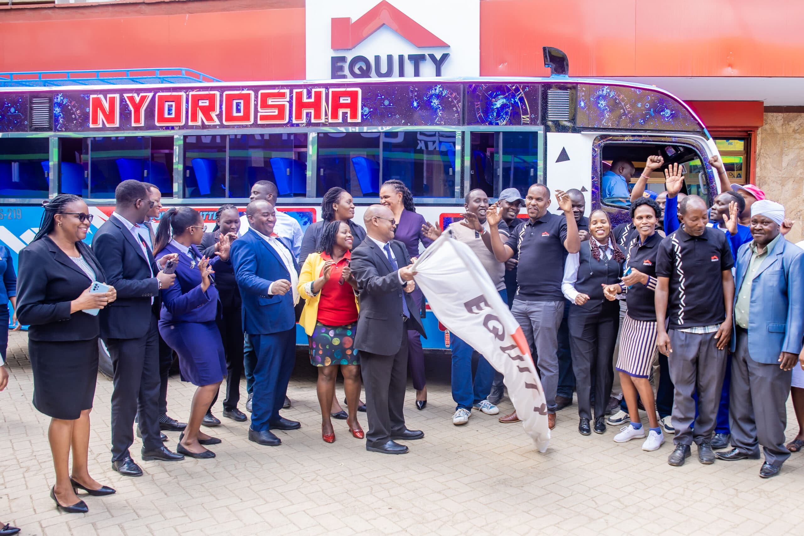 Nyoroma Self Help Group from Rongai acquires bus through financing from Equity Bank